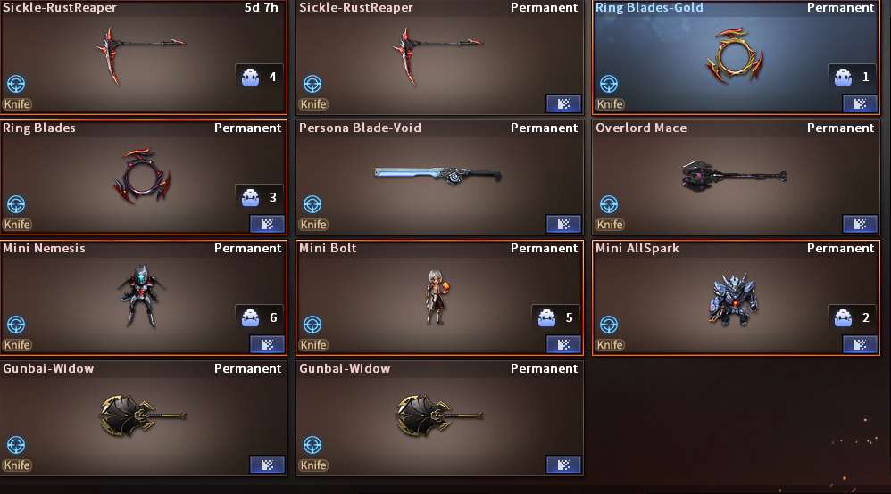 Game account sale CrossFire